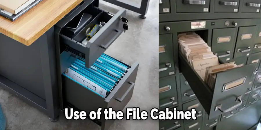 Use of the File Cabinet