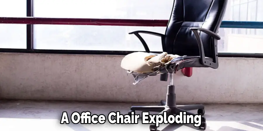 A Office Chair Exploding