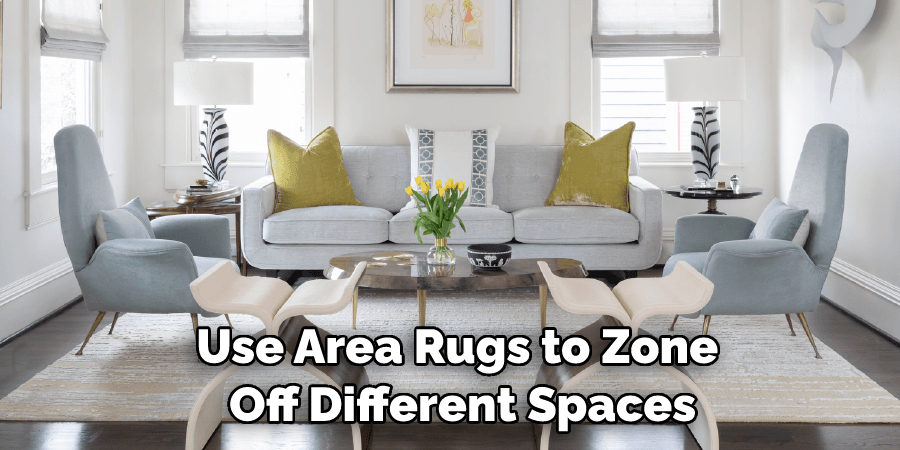 Use Area Rugs to Zone Off Different Spaces