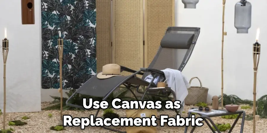 Use Canvas as  Replacement Fabric