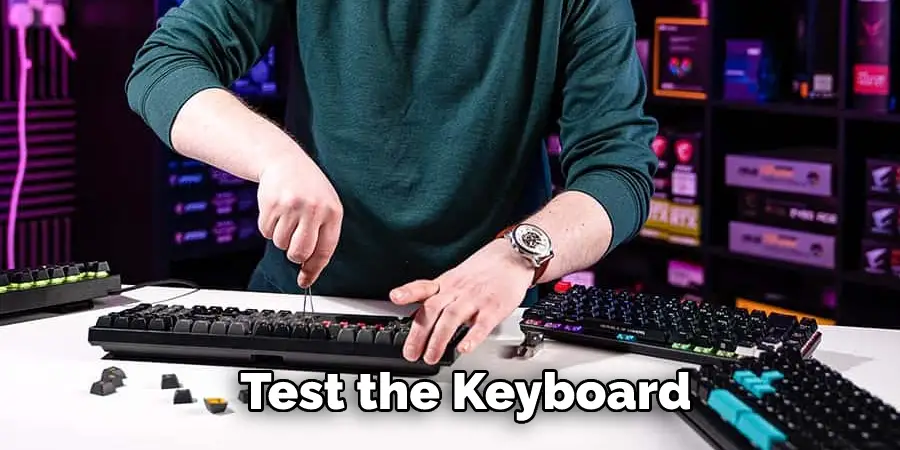 Test the Keyboard