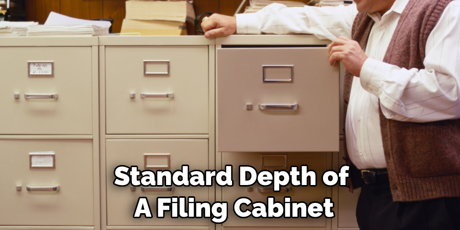 Standard Depth of  A Filing Cabinet