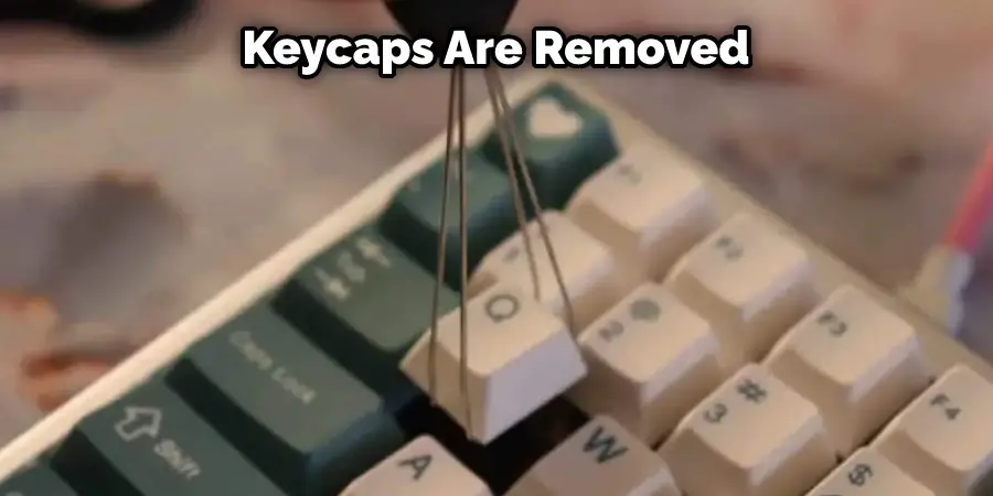 Keycaps Are Removed