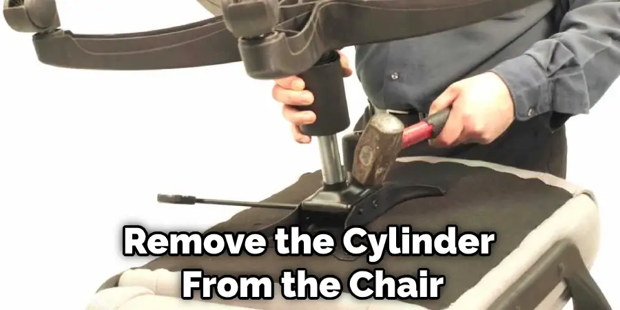 Remove the Cylinder  From the Chair