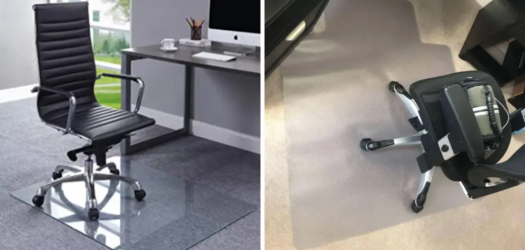 How to Keep Glass Chair Mat From Sliding on Carpet
