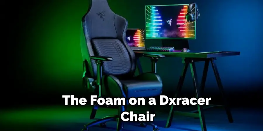 The Foam on a Dxracer  Chair