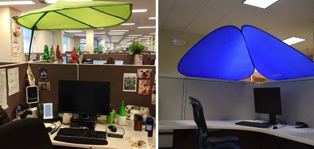 How to Block Overhead Light in a Cubicle