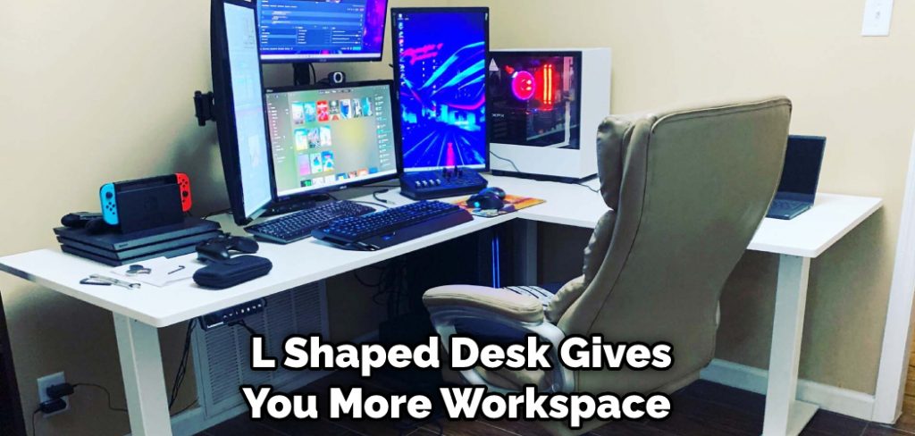  L Shaped Desk Gives You More Workspace