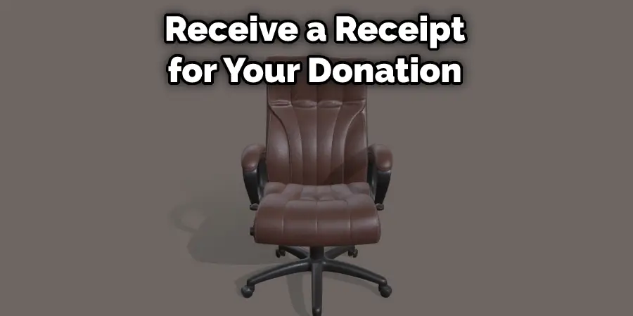 Receive a Receipt for Your Donation