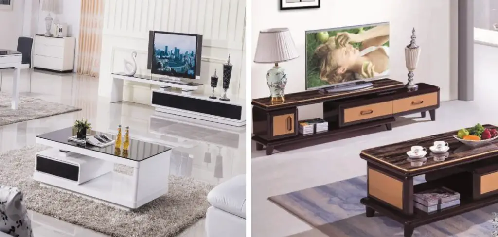 How to Coordinate Coffee Table and TV Stand