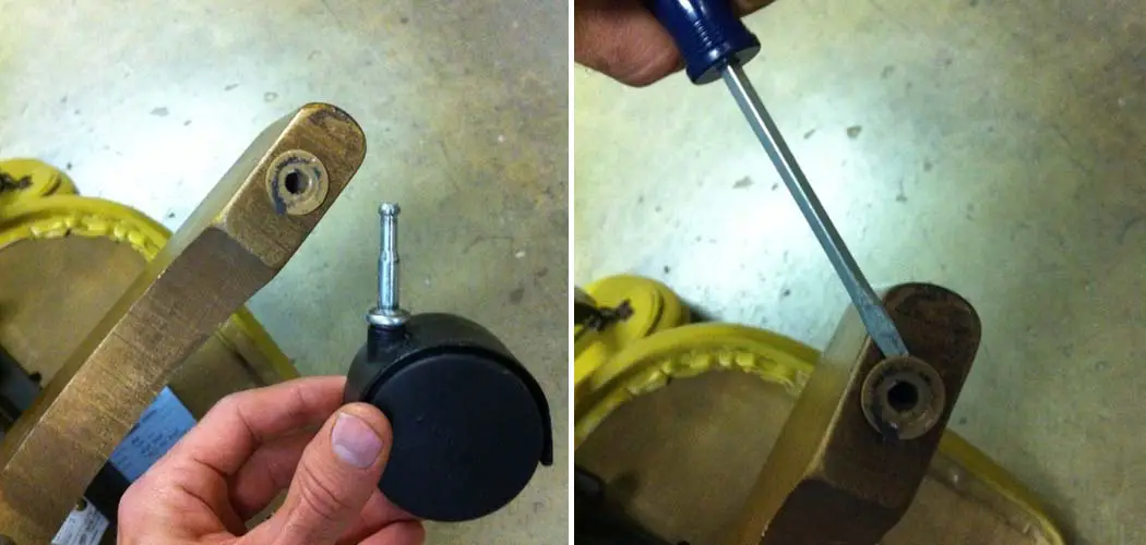 How to Remove Stem From Caster Wheels