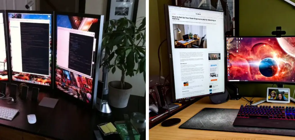 How to Set Up a Vertical Monitor