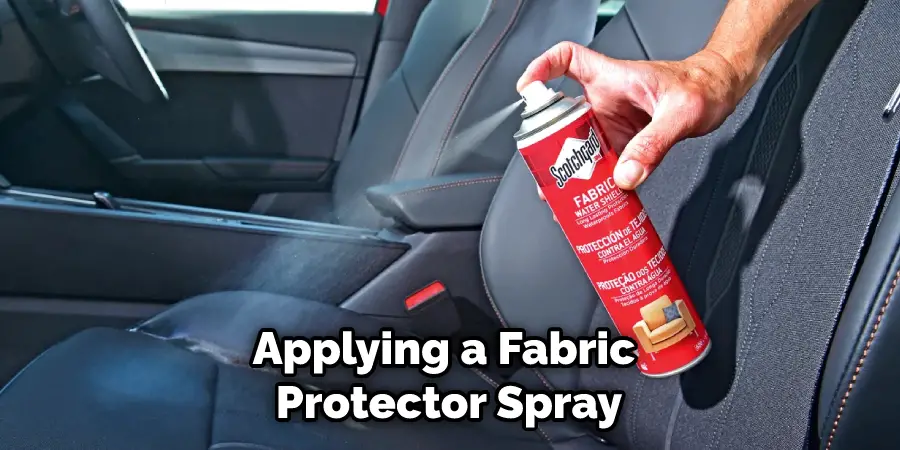 Applying a Fabric Protector Spray