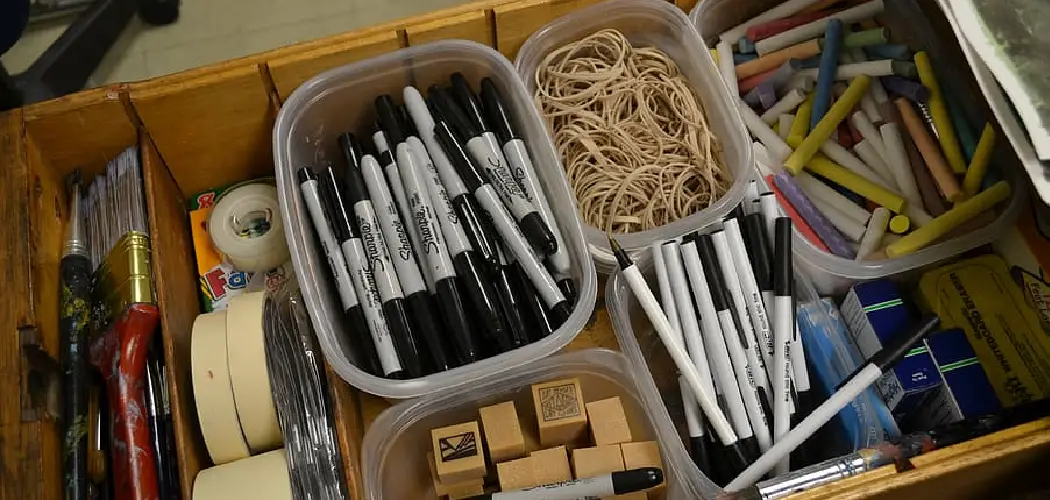 How to Organize Office Supplies in a Cabinet