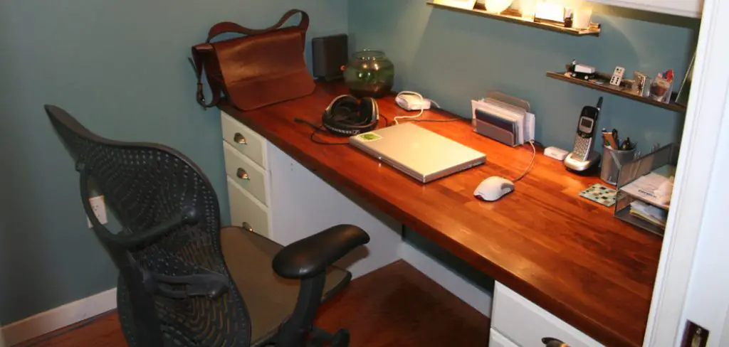 How to Finish Butcher Block Desk