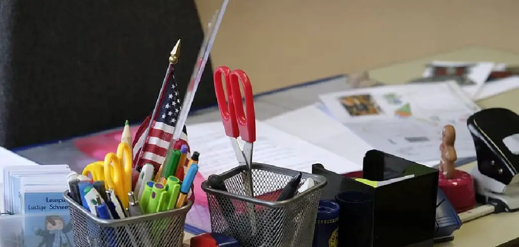 How to Make a Desk Organizer