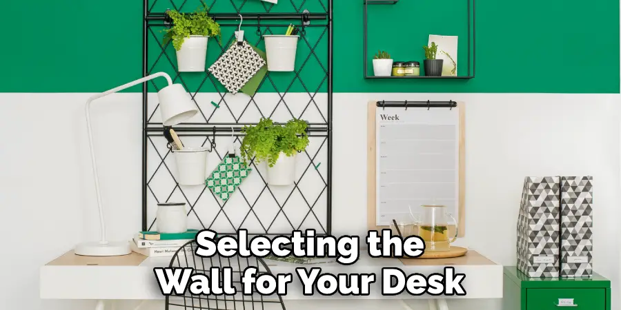 Selecting the 
Wall for Your Desk