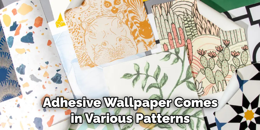 Adhesive Wallpaper Comes in Various Patterns