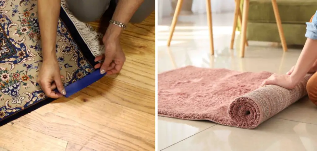 How to Flatten Rug Edges