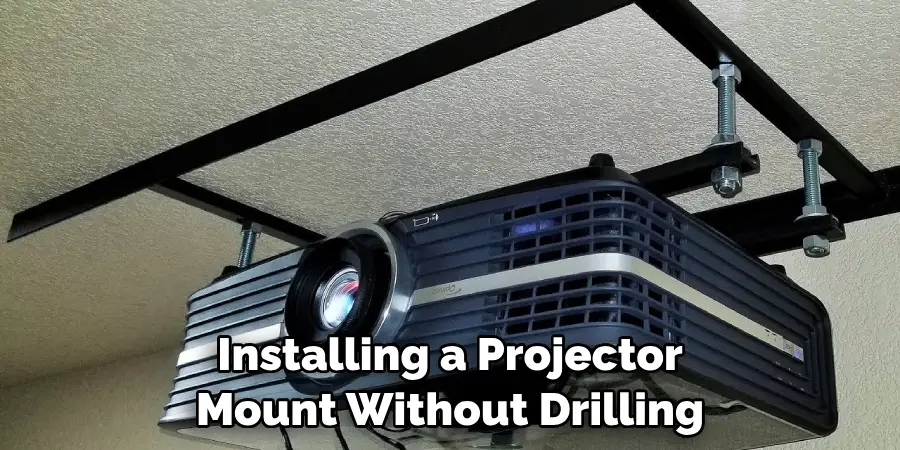 Installing a Projector Mount Without Drilling