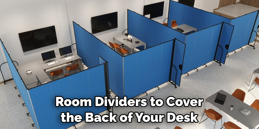 Room Dividers to Cover the Back of Your Desk