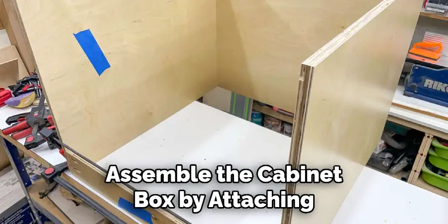 Assemble the Cabinet Box by Attaching