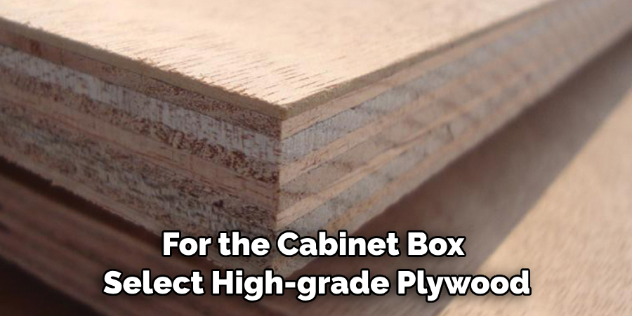 For the Cabinet Box Select High-grade Plywood