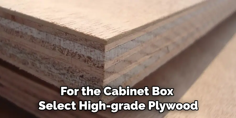 For the Cabinet Box Select High-grade Plywood