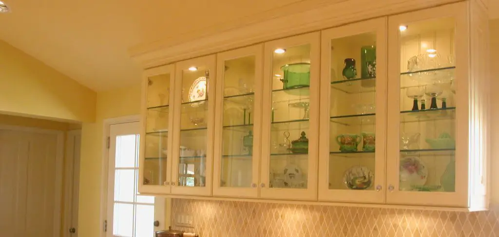 How to Cover Glass Cabinet Doors