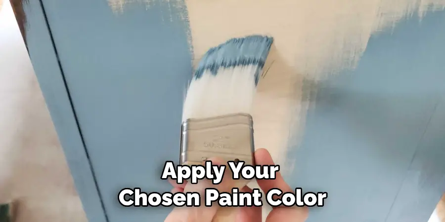 Apply Your Chosen Paint Color