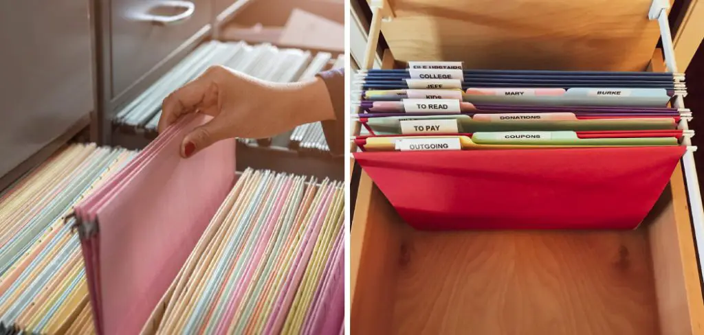 How to Organize a File Cabinet