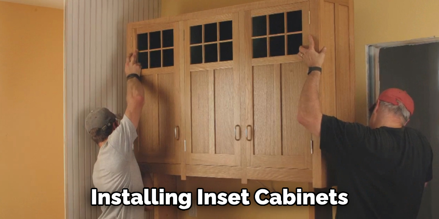 Installing Inset Cabinets