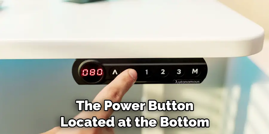 The Power Button Located at the Bottom