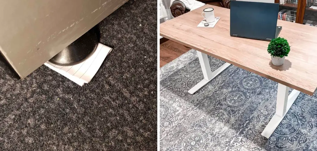How to Fix Wobbly Desk on Carpet