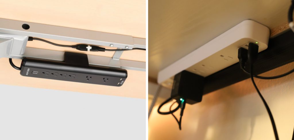 How to Mount Surge Protector Under Desk