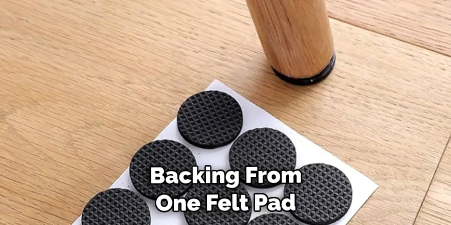 Backing From One Felt Pad 