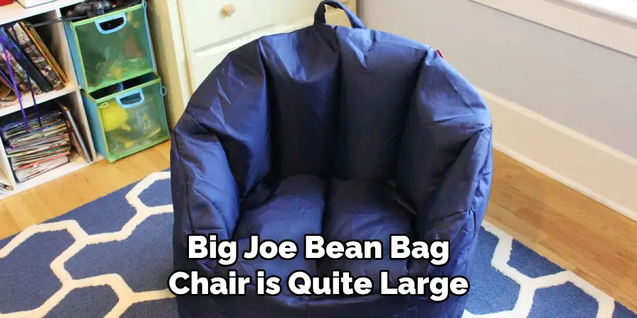 Big Joe Bean Bag Chair is Quite Large