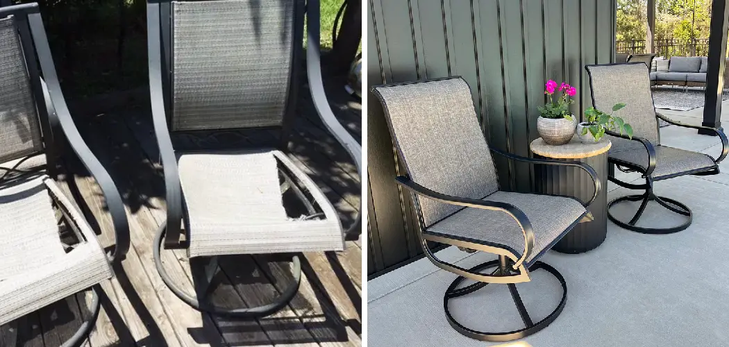 How to Fix Swivel Patio Chair