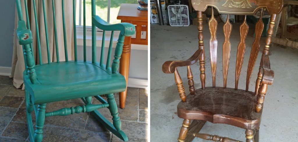 How to Paint Rocking Chair