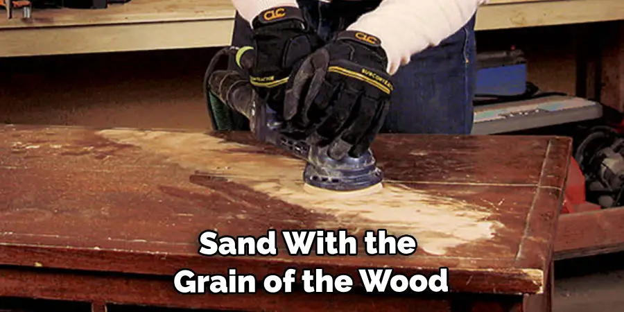 Sand With the Grain of the Wood