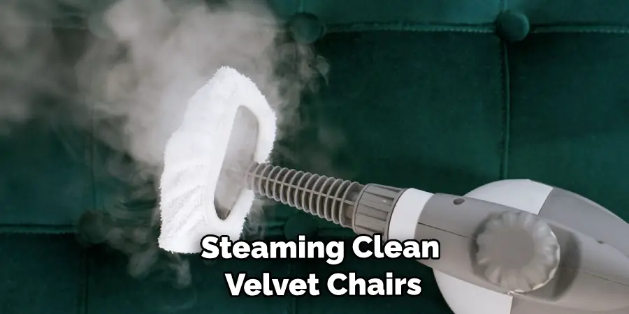 Steaming Clean Velvet Chairs