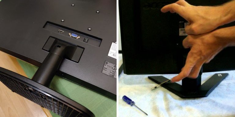 How to Disassemble Acer Monitor Stand