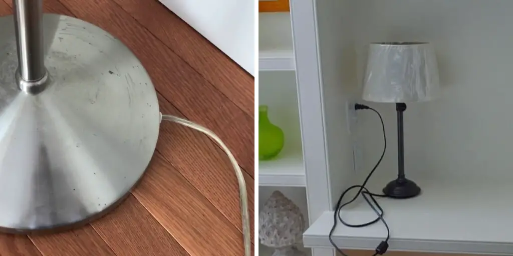 How to Hide Lamp Cord