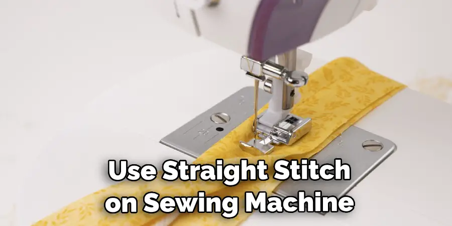 Use a Straight Stitch on Your Sewing Machine