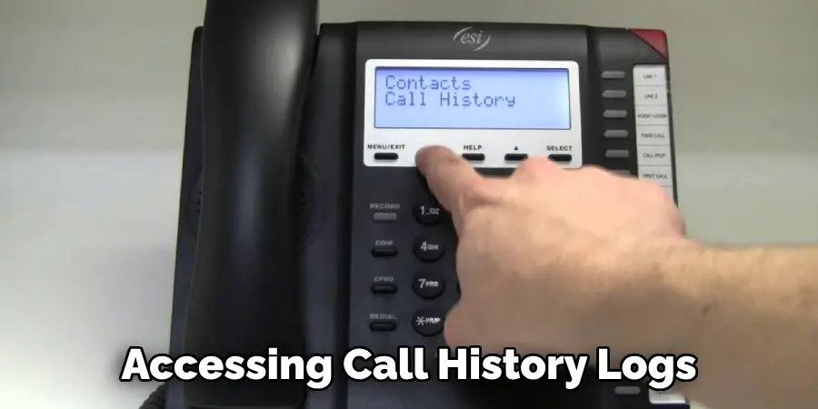 Accessing Call History Logs