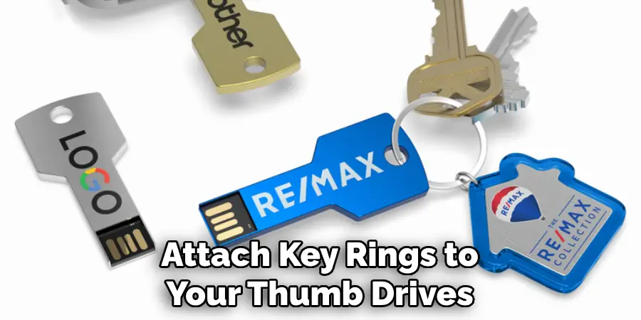 Attach Key Rings to Your Thumb Drives