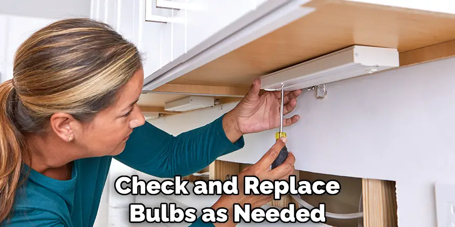 Check and Replace Bulbs as Needed