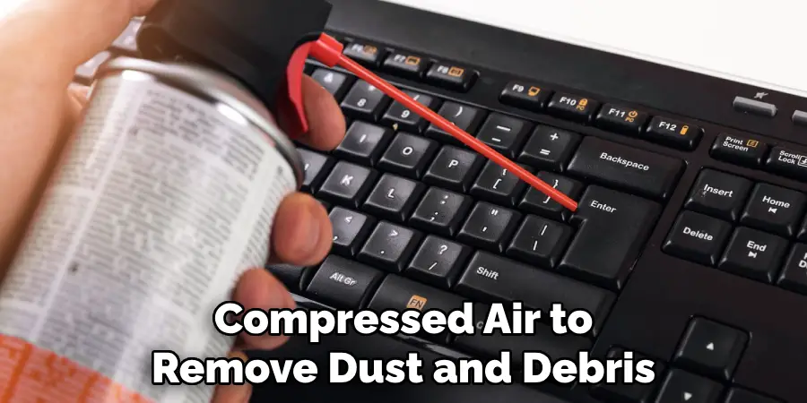 Compressed Air to Remove Dust and Debris