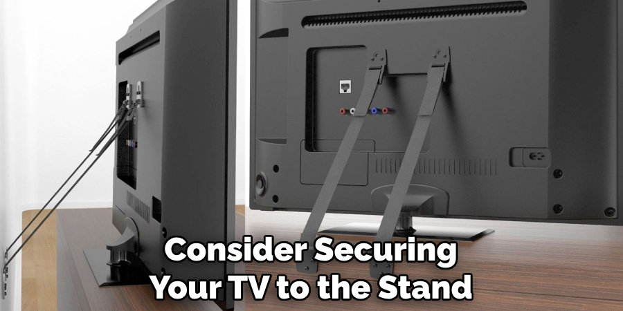 Consider Securing Your Tv to the Stand
