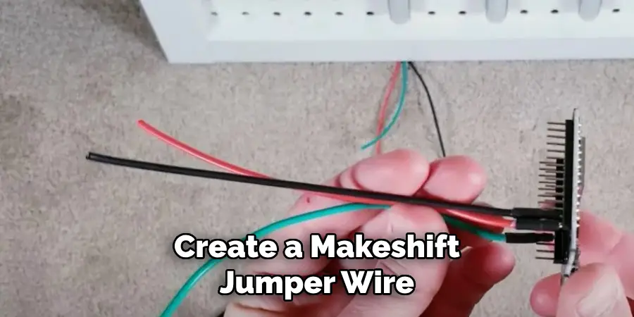 Create a Makeshift Jumper Wire